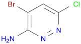 3-Amino-4-bromo-6-chloropyridazine