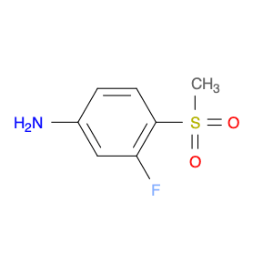 1-Amino-3-fluoro-4-(methylsulphonyl)benzene