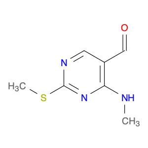 4-(Methylamino)-2-(methylthio)pyrimidine-5-carbaldehyde