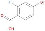 4-Bromo-2-fluorobenzoic acid