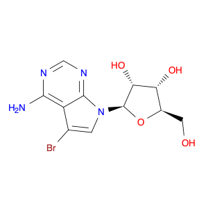 5-Bromo-7-β-D-ribofuranosyl-7H-pyrrolo[2,3-d]pyrimidin-4-amine