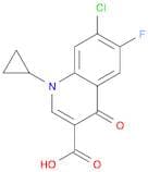 7-Chloro-1-cyclopropyl-6-fluoro-1,4-dihydro-4-oxo-3-quinolinecarboxylic acid