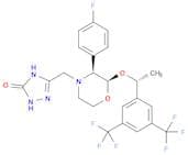 5-{[(2R,3S)-2-[(1R)-1-[3,5-bis(trifluoromethyl)phenyl]ethoxy]-3-(4-fluorophenyl)morpholin-4-yl]met…