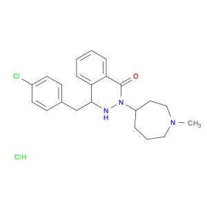 4-[(4-chlorophenyl)methyl]-2-(1-methylazepan-4-yl)-1,2-dihydrophthalazin-1-one hydrochloride