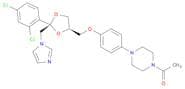 1-[4-(4-{[(2R,4S)-2-(2,4-dichlorophenyl)-2-(1H-imidazol-1-ylmethyl)-1,3-dioxolan-4-yl]methoxy}phen…