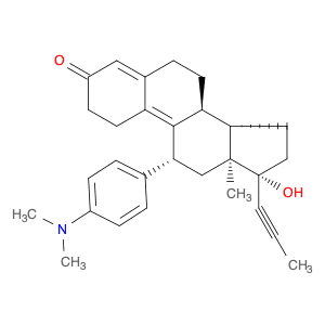 (11β,17β)-11-[4-(Dimethylamino)phenyl]-17-hydroxy-17-(1-propyn-1-yl)estra-4,9-dien-3-one
