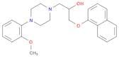1-[4-(2-methoxyphenyl)piperazin-1-yl]-3-(naphthalen-1-yloxy)propan-2-ol