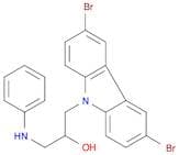 3,6-Dibromo-α-[(phenylamino)methyl]-9H-carbazole-9-ethanol