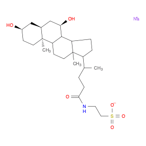 Ethanesulfonic acid, 2-[[(3α,5β,7α)-3,7-dihydroxy-24-oxocholan-24-yl]amino]-, sodium salt (1:1)