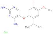 5-[5-iodo-4-methoxy-2-(1-methylethyl)phenoxy]-2,4-pyrimidinediamine hydrochloride