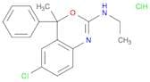 6-Chloro-2-N-ethyl-4-methyl-4-phenyl-4H-3,1-benzoxazin-2-amine hydrochloride