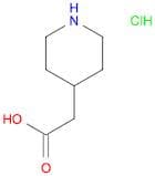4-Piperidineacetic acid, HCl