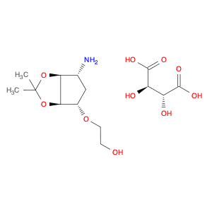 2-((3Ar,4s,6r,6as)-6-amino-2,2-dimethyltetrahydro-3ah-cyclopenta[d][1,3]dioxol-4-yloxy)ethanol l-t…
