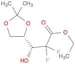 Ethyl (3R,S)-2,2-difluoro-3-hydroxy-3-(2,2-dimethyldioxolan-4-yl)propionate