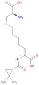 (2Z)-7-{[(2R)-2-amino-2-carboxyethyl]sulfanyl}-2-{[(1S)-2,2-dimethylcyclopropyl]formamido}hept-2-e…