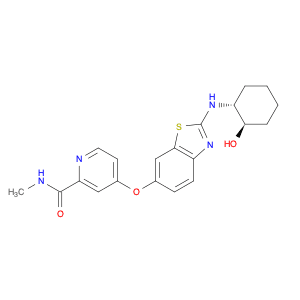 4-[[2-[[(1R,2R)-2-Hydroxycyclohexyl]amino]-6-benzothiazolyl]oxy]-N-methyl-2-pyridinecarboxamide