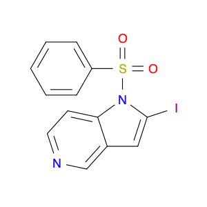 2-Iodo-1-(phenylsulfonyl)-1H-pyrrolo[3,2-c]pyridine