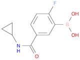 5-(Cyclopropylcarbamoyl)-2-fluorophenylboronic acid