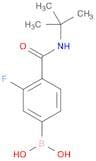N-t-Butyl 4-borono-2-fluorobenzamide