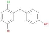 4-[(5-Bromo-2-chlorophenyl)methyl]phenol