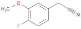 4-Fluoro-3-methoxybenzeneacetonitrile