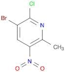 3-Bromo-2-chloro-6-methyl-5-nitropyridine