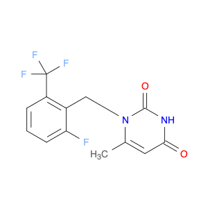 1-(2-fluoro-6-(trifluoromethyl)benzyl)-6-methylpyrimidine-2,4(1H,3H)-dione