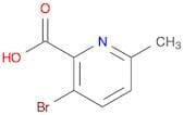 3-Bromo-6-methylpyridine-2-carboxylic acid