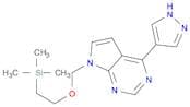 4-(1H-Pyrazol-4-yl)-7-((2-(trimethylsilyl)ethoxy)methyl)-7H-pyrrolo[2,3-d]pyrimidine