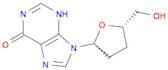 9-[(2R,5S)-5-(hydroxymethyl)oxolan-2-yl]-6,9-dihydro-1H-purin-6-one