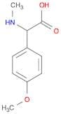 Benzeneacetic acid, 4-methoxy-a-(methylamino)-