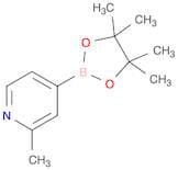 2-methyl-4-(4,4,5,5-tetramethyl-1,3,2-dioxaborolan-2-yl)pyridine