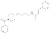 (2E)-N-[4-(1-Benzoyl-4-piperidinyl)butyl]-3-(3-pyridinyl)-2-propenamide