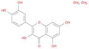 2-(3,4-Dihydroxyphenyl)-3,5,7-trihydroxy-4H-chromen-4-one dihydrate