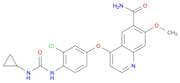 4-{3-chloro-4-[(cyclopropylcarbamoyl)amino]phenoxy}-7-methoxyquinoline-6-carboxamide