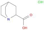 2-Quinuclidinecarboxylic acid, hydrochloride