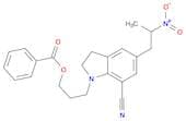 1-[3-(Benzoyloxy)propyl]-2,3-dihydro-5-(2-nitropropyl)-1h-indole-7-carbonitrile