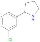 2-(3-Chlorophenyl)pyrrolidine