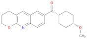 (3,4-Dihydro-2H-pyrano[2,3-b]quinolin-7-yl)-(cis-4-methoxycyclohexyl)-methanone