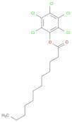 Dodecanoic acid,2,3,4,5,6-pentachlorophenyl ester