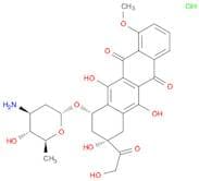 5,​12-​Naphthacenedione, 10-​[(3-​amino-​2,​3,​6-​trideoxy-​α-​L-​arabino-​hexopyranosyl)​oxy]​-​7…