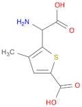 5-[amino(carboxy)methyl]-4-methylthiophene-2-carboxylic acid