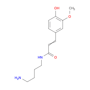 N-(4-Aminobutyl)-3-(4-hydroxy-3-methoxyphenyl)acrylamide