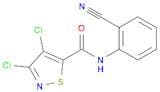 3,4-Dichloro-N-(2-cyanophenyl)-5-isothiazolecarboxamide