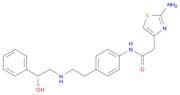 2-(2-amino-1,3-thiazol-4-yl)-N-[4-(2-{[(2R)-2-hydroxy-2-phenylethyl]amino}ethyl)phenyl]acetamide
