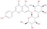 7-[[2-O-(6-Deoxy-α-L-mannopyranosyl)-β-D-glucopyranosyl]oxy]-5-hydroxy-2-(4-hydroxyphenyl)-4H-1-be…