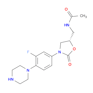 N-[[(5S)-3-[3-Fluoro-4-(1-piperazinyl)phenyl]-2-oxo-5-oxazolidinyl]methyl]acetamide