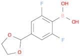 4-(1,3-Dioxolan-2-yl)-2,6-difluorophenylboronic acid