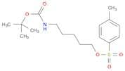 Carbamic acid,[5-[[(4-methylphenyl)sulfonyl]oxy]pentyl]-, 1,1-dimethylethyl ester (9CI)