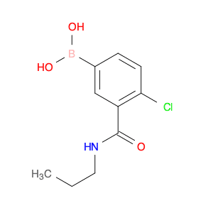 (4-Chloro-3-(propylcarbamoyl)phenyl)boronic acid